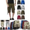 Stylish Men's Military Combat Hiking Cargo Shorts With Multiple Functional Pockets