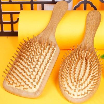 Holzkamm Gesundes Paddelkissen Massagebürste gegen Haarausfall Haarbürsten Kämme Kopfhaut Professioneller Bambuskamm Haarpflege Gesundes 1 Stück