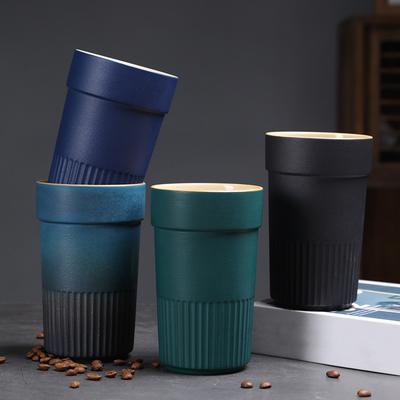 Coarse Pottery Coffee Cup, Latte Cup, Retro Mug, Couple Water Cup, Large Capacity Household Ceramic Cup, Hand Cup