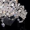 Bridal Tiara Princess Crown Sweet Shiny Crown Hair Accessories Main Wedding Dress White Gauze with Forehead Ornaments Wedding Accessories