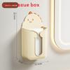 Modern Plastic Wallmounted Tissue Box With No Drilling For Bathroom And Living Room Storage