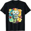 Robot Robotik Vetenskap Teknik Söt Robot Småbarn Pojke Flicka T-shirt