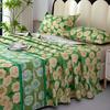 Cotton Thickened Bed Sheet Plant Flowers Printed Single Double Top King Sheets Pure Cotton Single Size Kids Bed Linen "