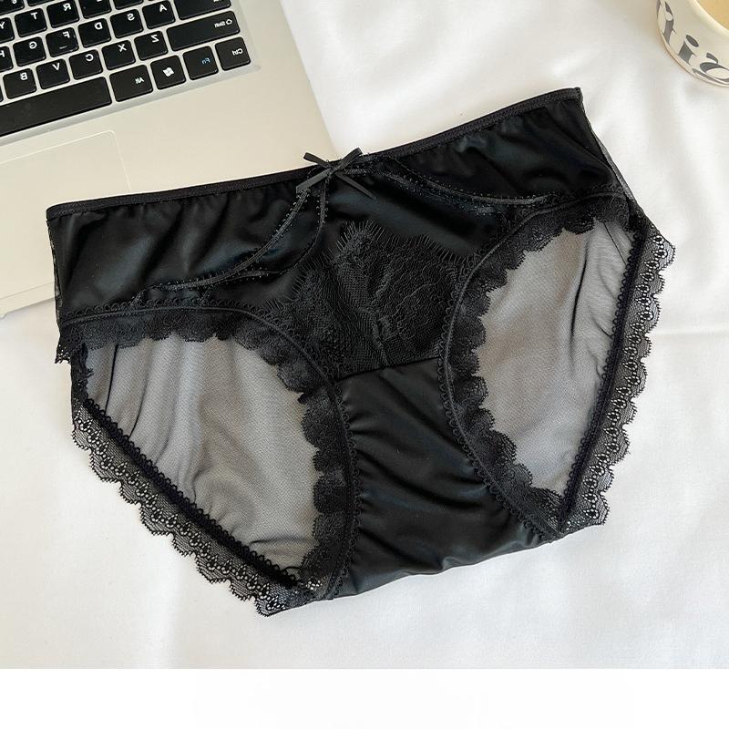 Lenjerie intimă sexy din plasă, confortabilă, prietenoasă cu pielea, respirabilă, pentru femei, primăvară și toamnă, cu dantelă