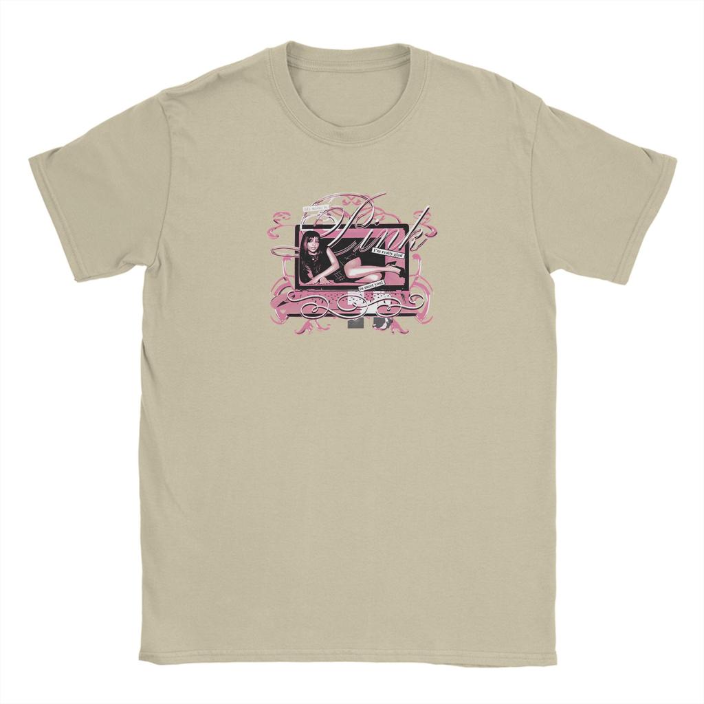 Pink Pantheress TShirts for Unisex Novelty 100 Cotton Tee Shirt Round Collar Short Sleeve T Shirts Unique Tops