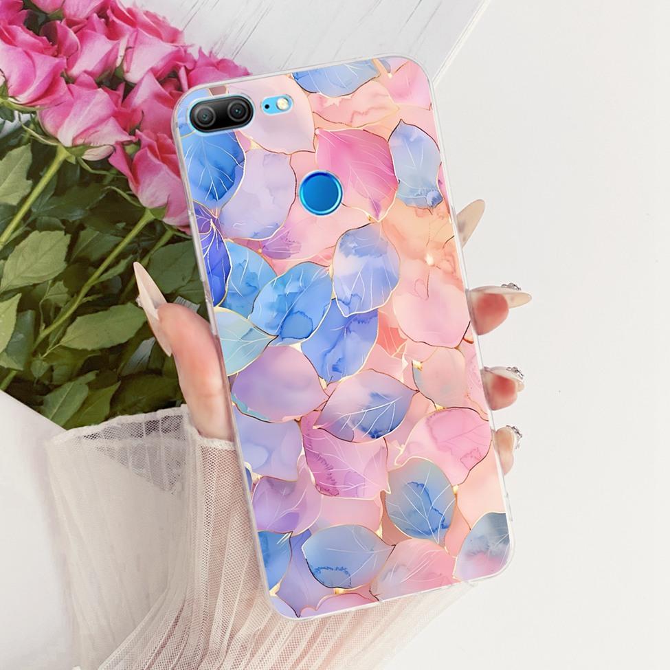 Transparent For Honor 9Lite LLD-L11 LLD-L21 Casing For Honor 9 Lite Case Cover Luxury Fashion Butterfly Funny Cute Painted