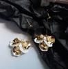 Fashion  Accessories Korean Petals Flower Dangle Earrings Jewelry Drop Earrings Stud Earrings
