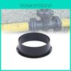 Efficient Black Abs Round Flange Air Exchange Duct Interface For Enhanced Fresh Air Flow