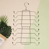 1pc-Clothes Hanger Multi-Layer Underwear Folding Hanger Sling Bra Storage Trouser Racks Do Not Leave Traces Of Multi-Funct