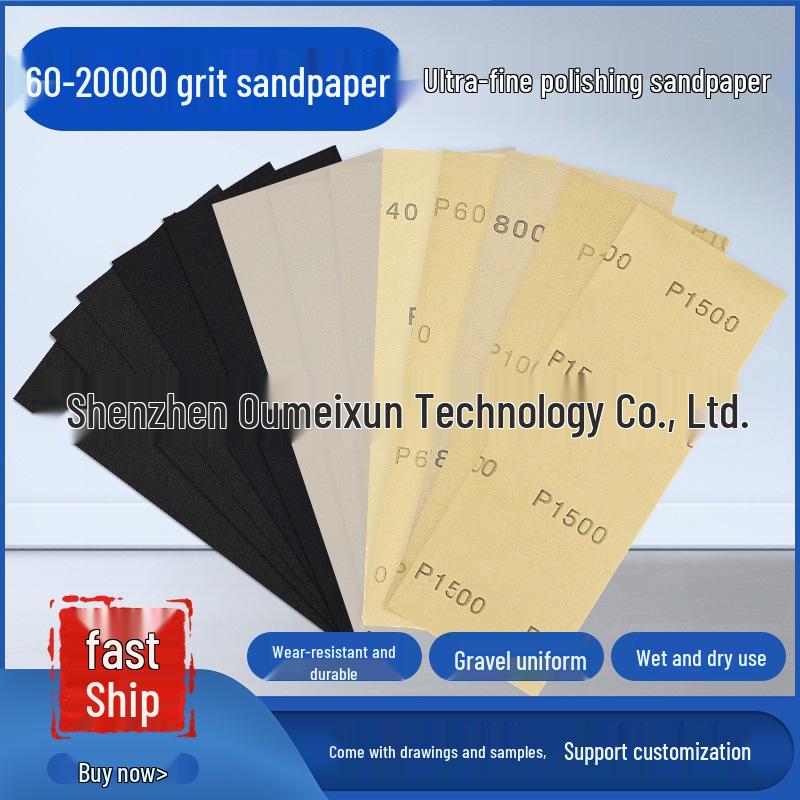 

Нейтральный набор наждачной бумаги 120-20000 грит для мокрой и сухой шлифовки мебели, антиквариата, нефрита, статуэток, моделей 280 Grit Black Sand Lark Brand