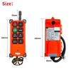 8 Buttons Wireless Crane Remote Control Electric Lift Hoist Wireless Switch Receiver