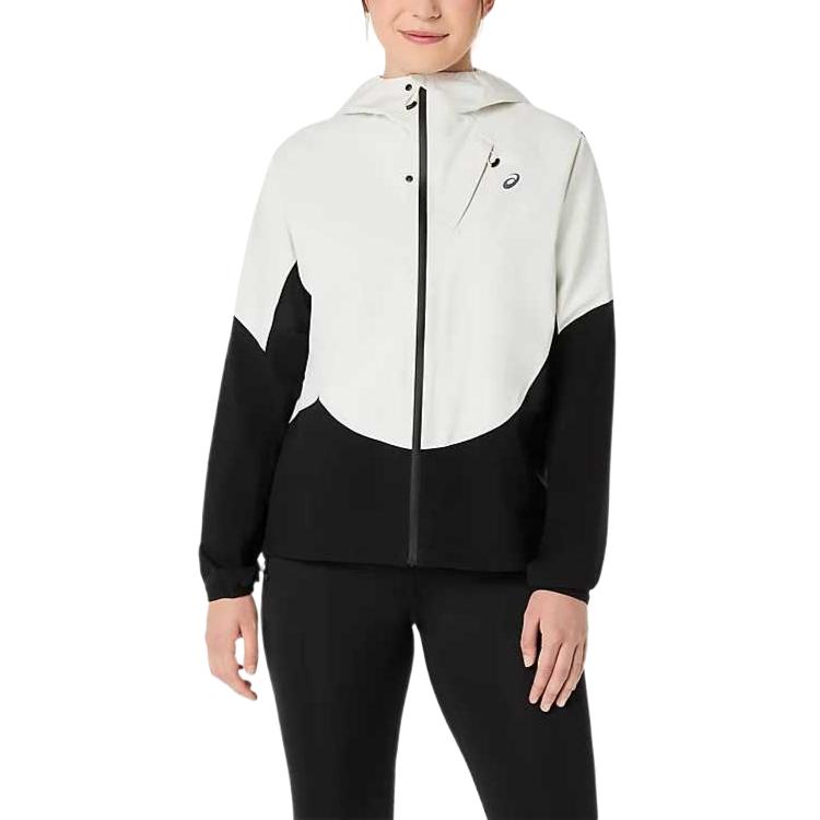 Asics Metarun Waterproof Zip-Up Hooded Jacket Women Jackets 2012D348-001 M