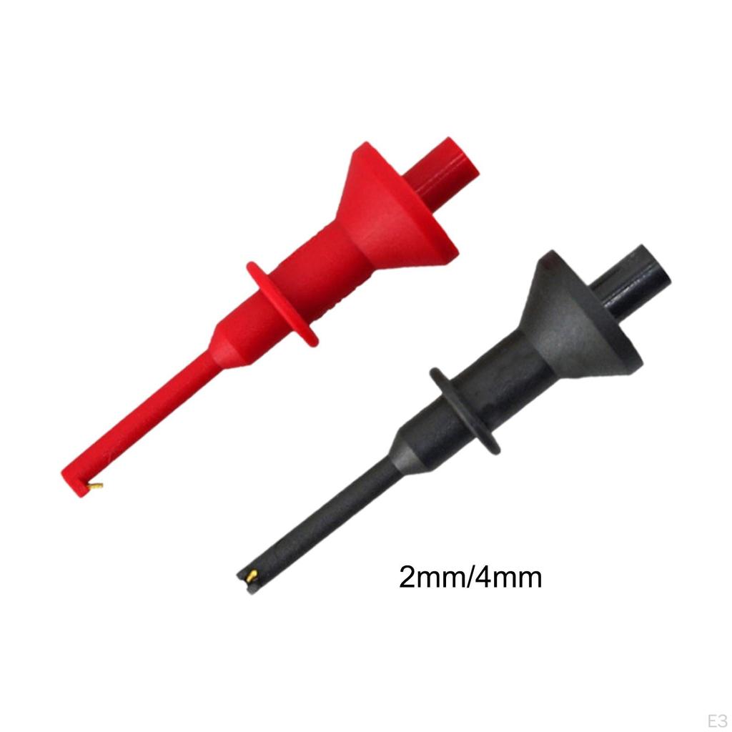 2 Pieces IC Grabber Test Hook Clip Lightweight DIY Electrical Automobile Inspection Female Jack
