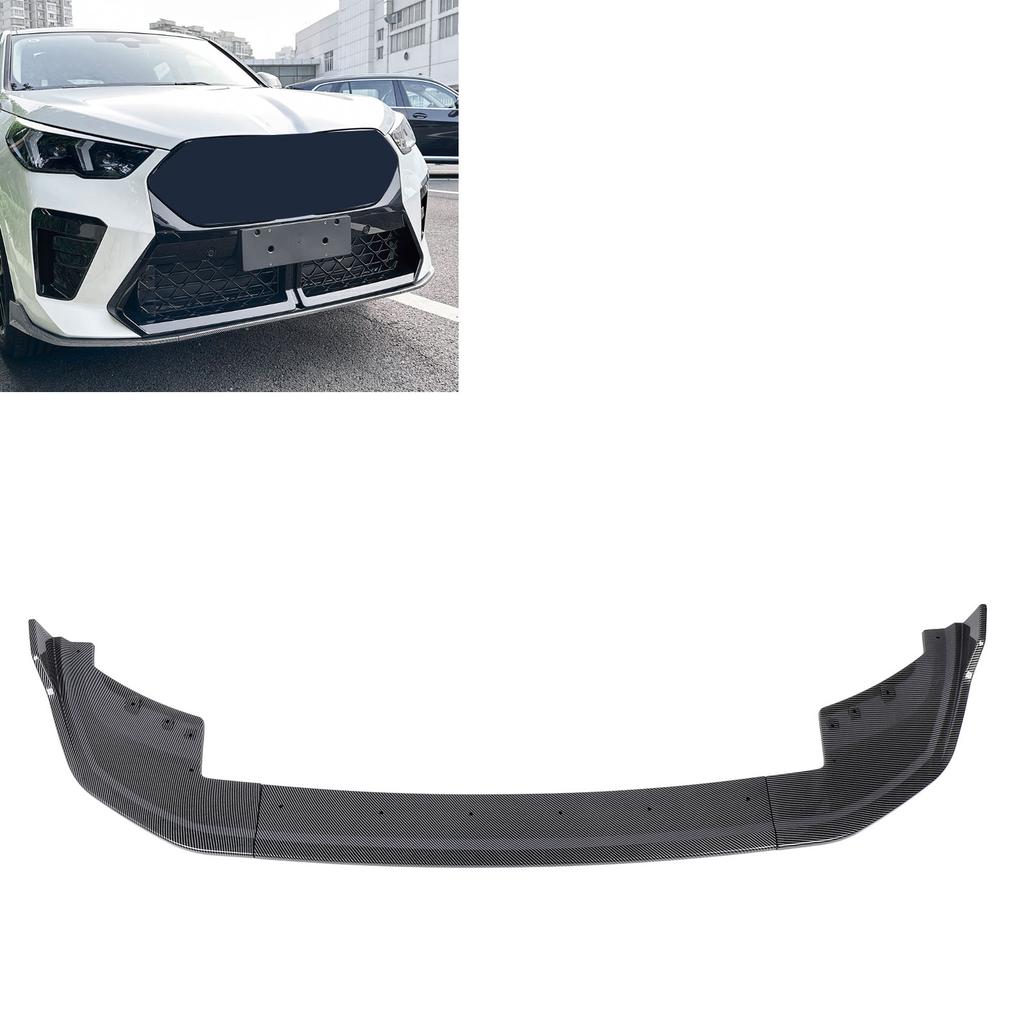 Front Bumper Lip Spoiler 3 Parts Improved Stability Enhanced Aesthetics ABS for X2   M Sport 2023 Onwards
