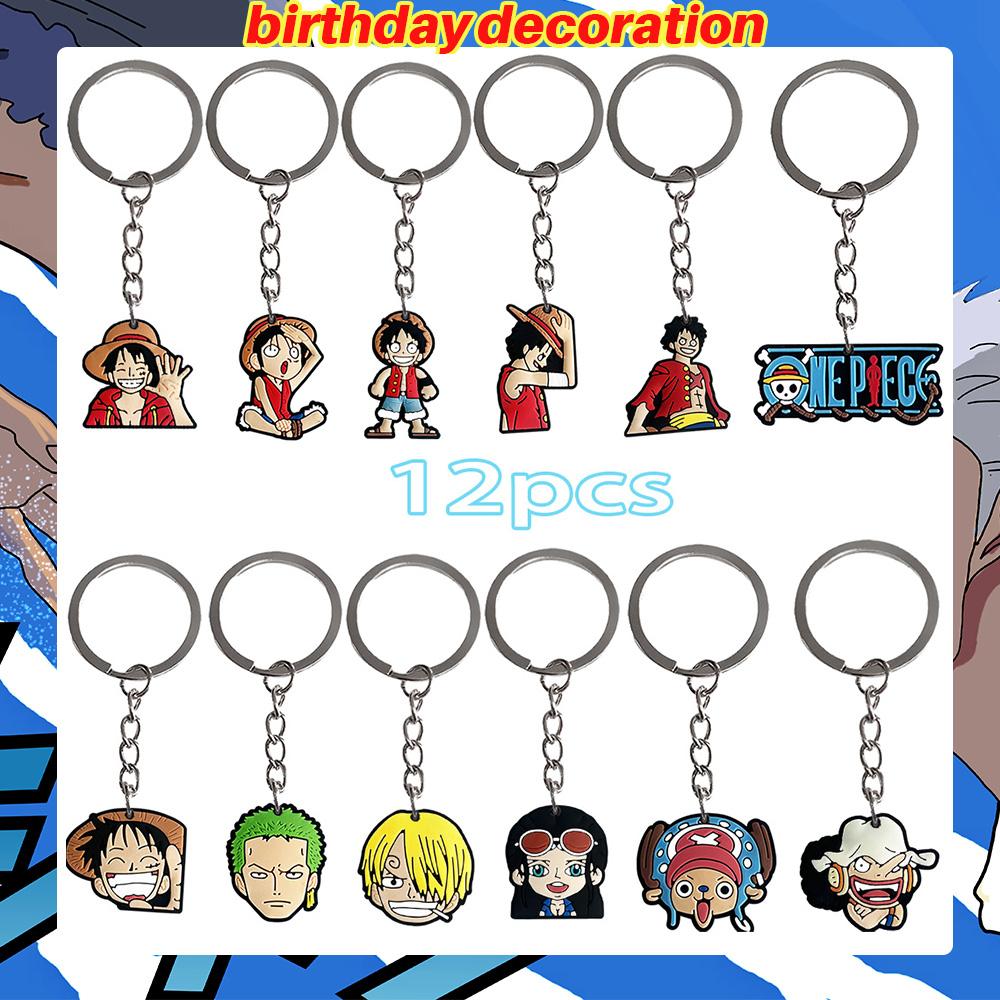 Dekoracje Urodzinowe One Piece Balon Luffy Zoro Jednorazowe Talerzyki Imprezowe Baner Dekoracja Tortu Torebki na Prezenty Chłopcy Akcesoria na Baby Shower