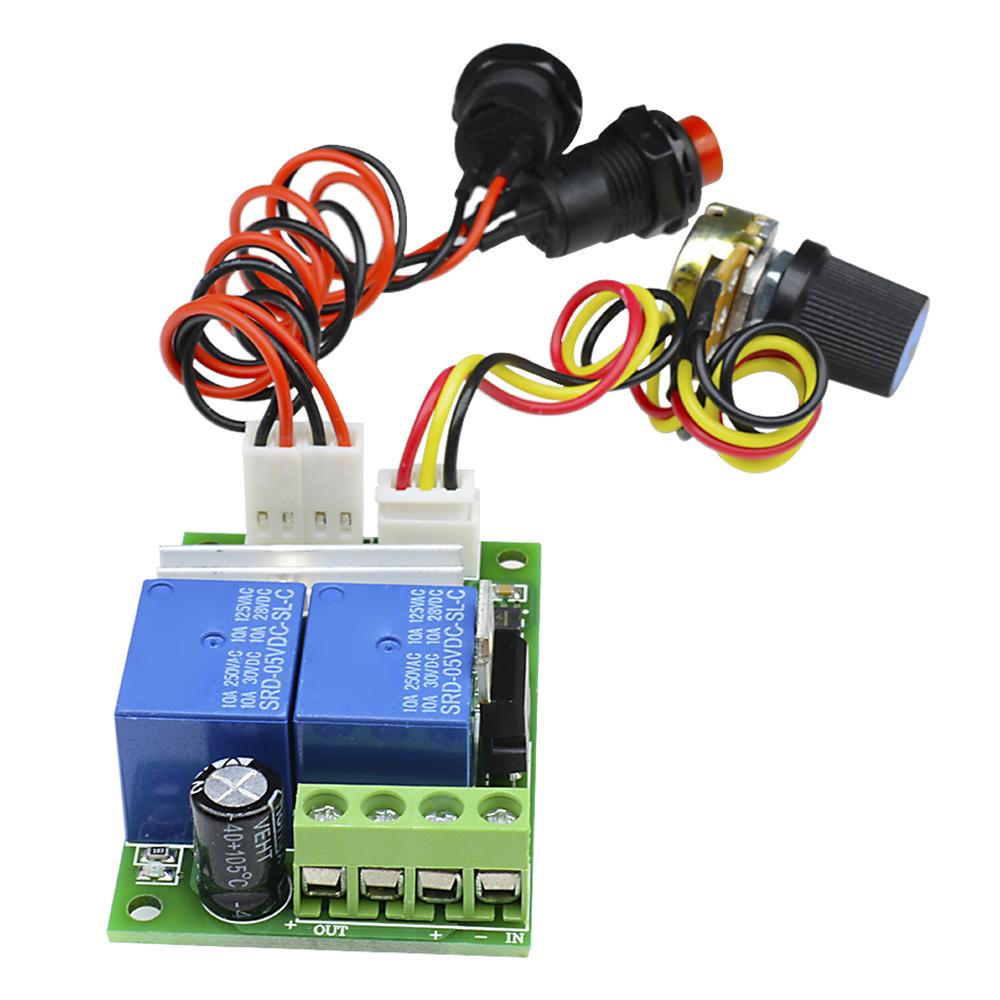 DC 12V 3A 21kHz PWM DC Motor Speed Regulator Controller Adjustable Speed Control Reversible Relay Module 6V-24V