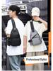 Herren Crossbody Brusttasche: Multifunktionale Pendler- und Freizeit-Umhängetasche.