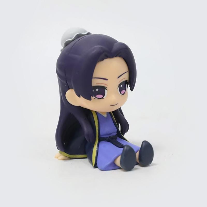 6cm Anime The Apothecary Diaries Maomao Jinshi Version Sitting Posture Action Figures Model Desktop Decoration Ornament Gifts Q Poseable Articulated