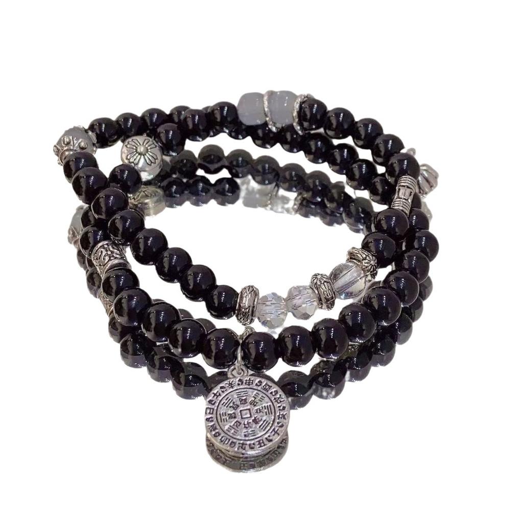 1Pcs Beads Bracelet Men Women Natural Lapis Lazuli Amethyst Yellow Tiger Eye Stone Beads Bracelet Jewelry