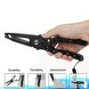 Fish Lip Clamps Fish Clamp Fishing Flat Tweezers Tackle Tool Fish Controllers Grippers Skidproof Fishing Fish Lip Pliers