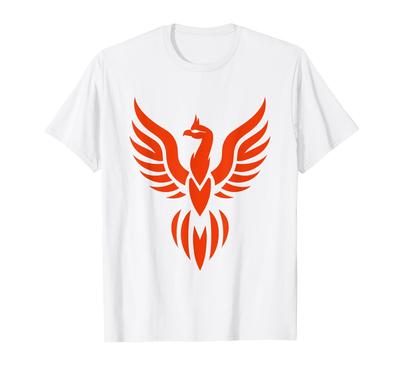Humor Fênix Animais Simples Pássaro de Fogo Fênix Camiseta