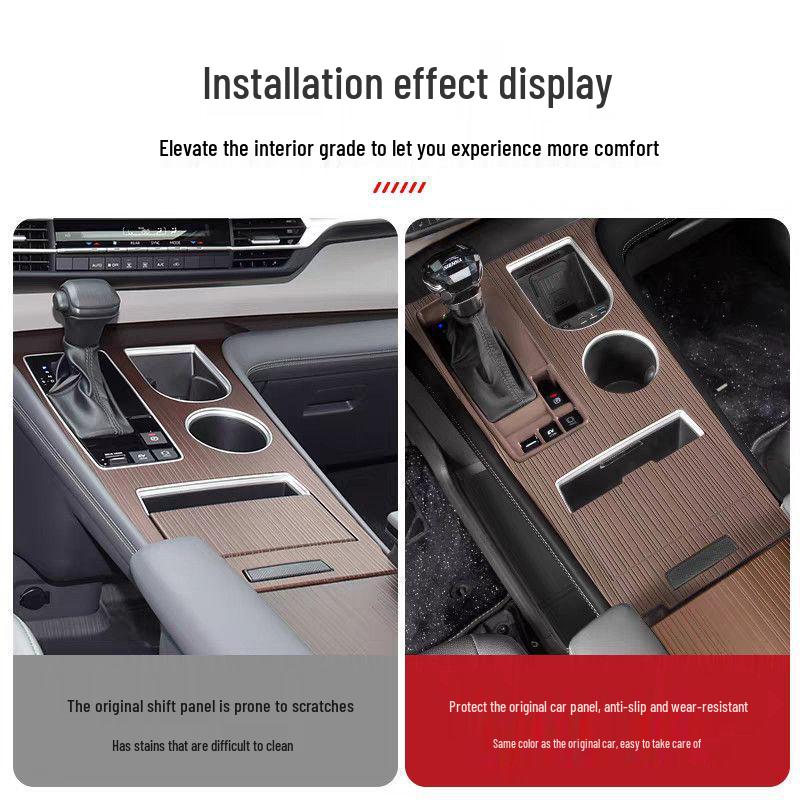 L6F Anti-slip Silicone Storage Mat for '25 Toyota Sienna Center Console