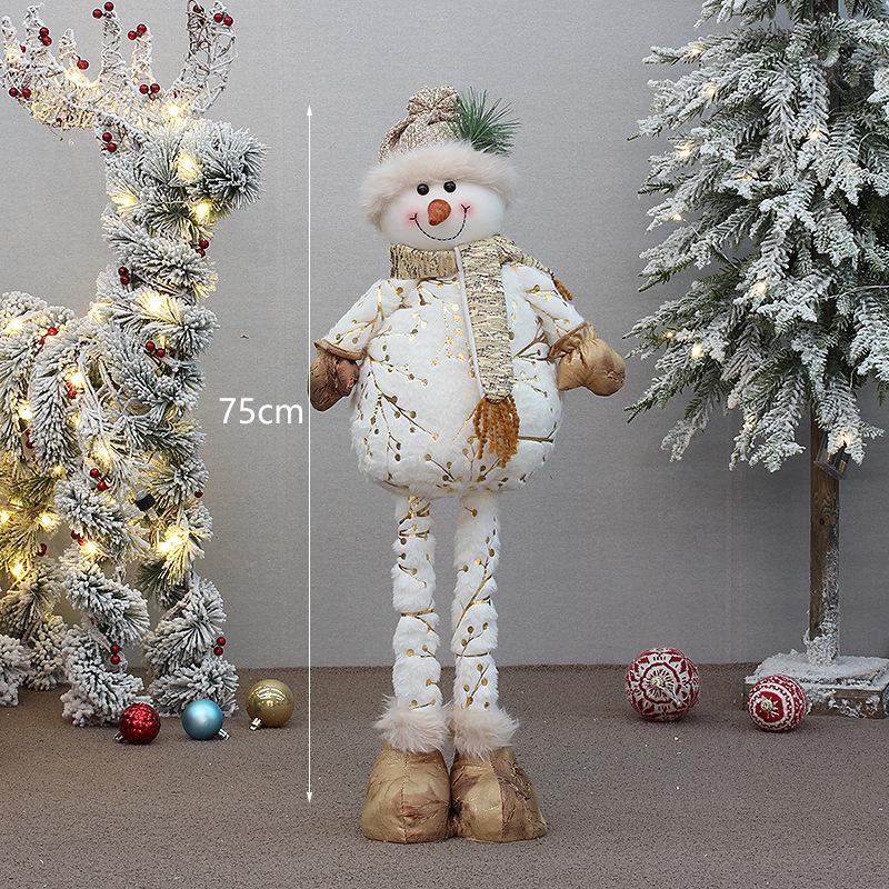 

Рождественская игрушка Снеговик - 48см/75см Текстильное искусство с принтом