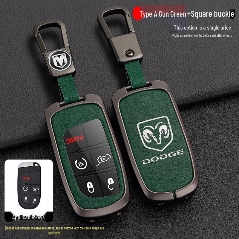 Dodge Journey Key Cover for 13/14/15/16 Models - Durable Shell and Buckle Design