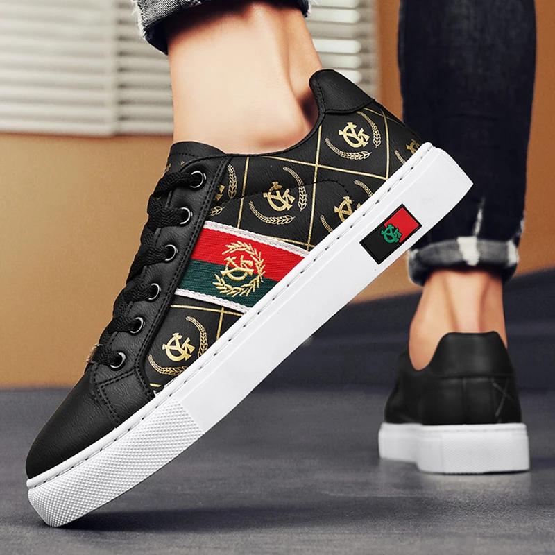 Mens Sneakers Walking Men Casual Shoes Fashion Brand Running Sport Male Man Leather Shoes for Men Designer Platform Mens Shoes