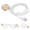 Watch Wireless Charger Portable Bamboo Magnetic Smart Watch Charging Cable for IOS Watch S9 8 7 6 5 