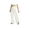 Nike Solid Color Logo Straight-Leg Casual Sport Pants Women Bottoms White DQ5616-133