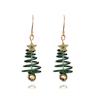 European & American Christmas Earrings: Star & Tree Designs