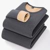 Thick Fleece Lined Thermal Underwear Set Men Women Winter Warm Long Sleeve Top Pants