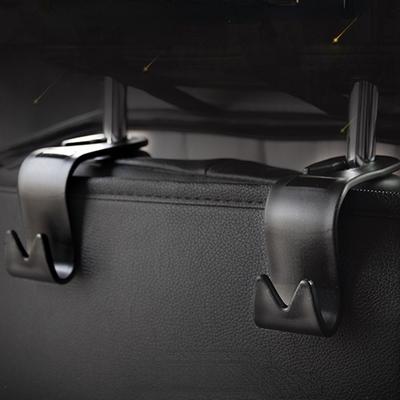 4pcs Car Seat Back Hook Load-bearing 10kg Car L-shaped Hidden Headrest Hook