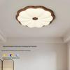 Vintage Cream LED Ceiling Light for Children's Room - Walnut Cookie Design, Super Bright, Full Spectrum