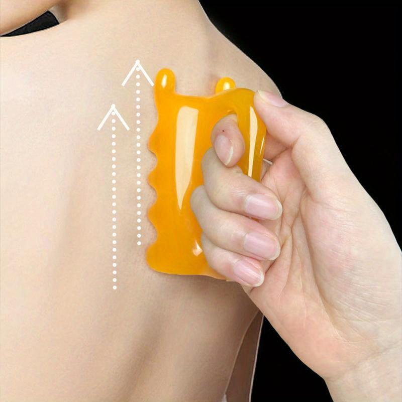 Double Push Massager Shoulder and Neck Point Pull Bar Scraping Massage Manual Double Push Machine Do Not Ask for Massage