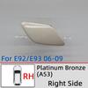 Headlight Washer Nozzle Cover For BMW E92 E93 LCI 320 325 330 335 M Srpot Coupe Convertible 2006-2013 Painted Washer Cap
