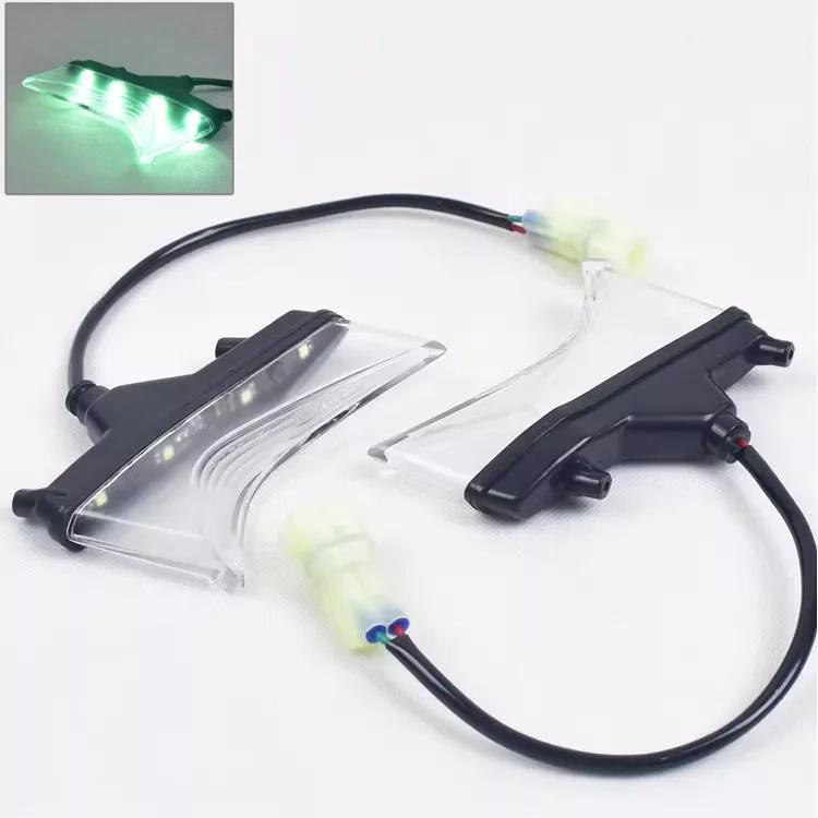1Pair Motorcycle Front Turn Signal LED Daytime Running Lights Beside Headlight Small Lights for KAWASAKI Z900 2017-2025
