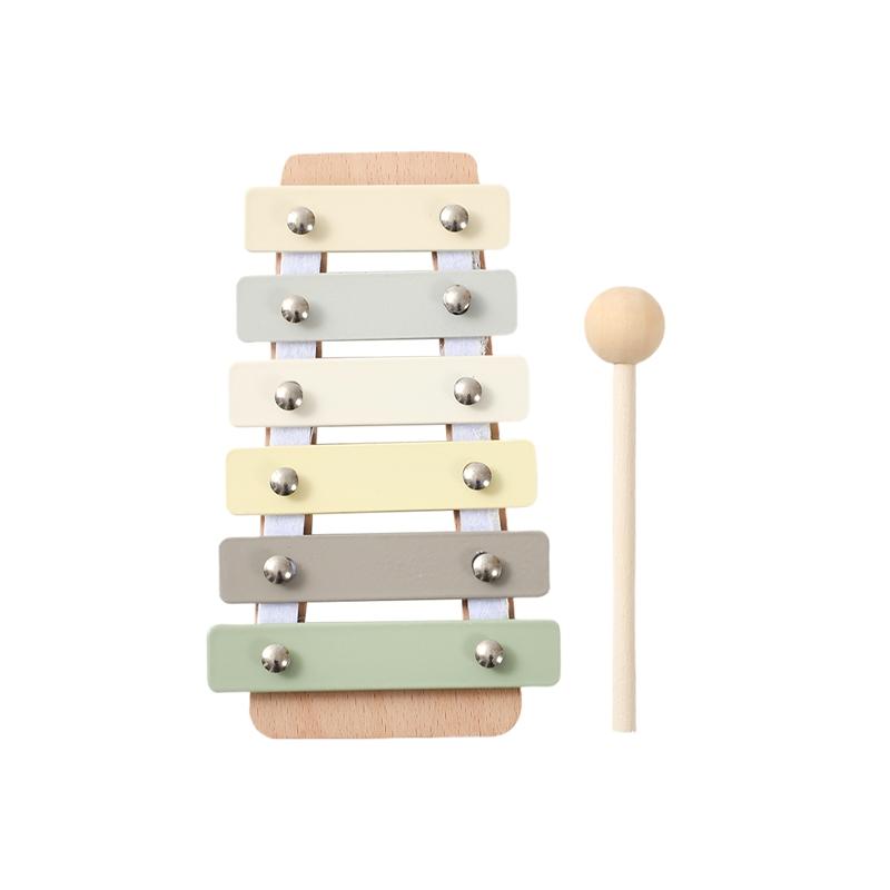 Musical Instruments Wooden Montessori Toys Xylophone Rattle Drumbaby Music Enlightenment Educational Toys Kid Christmas Gifts