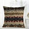 Fair IIsle Knit Pillow Retro Nordic Cushion Cover Daily Washable Linen Pillowcase Soft  for Sofa Bed Home Room Decor