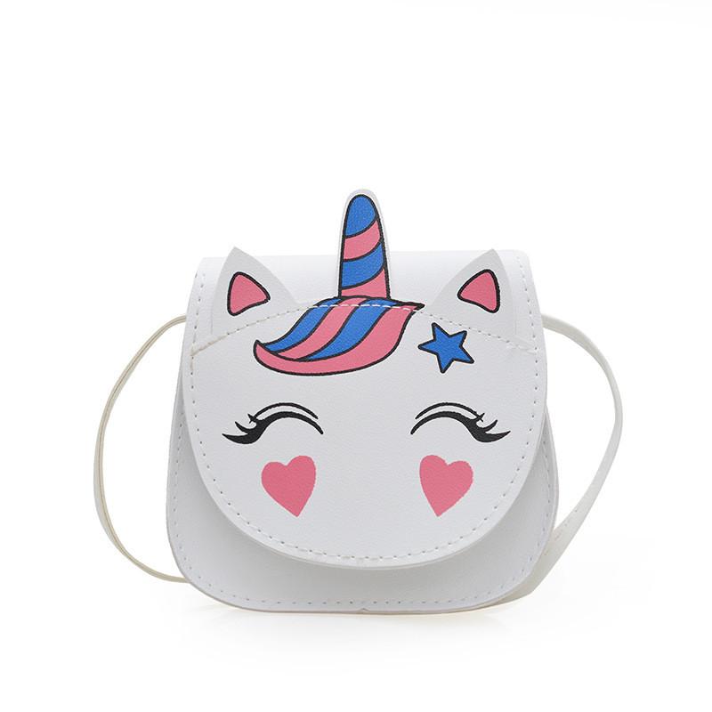Adorable Unicorn Themed Kids Crossbody Bag Perfect For Girls Lightweight Breathable Design