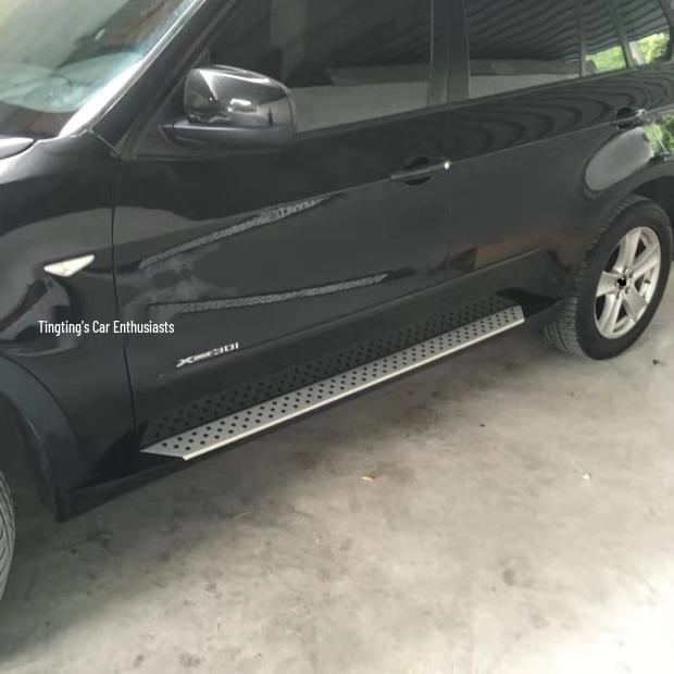 BMW X5 E70 & Old X6 Running Boards, New X5L Foot Pedals