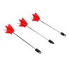3Pcs Drill Paint Stirrer Spiral Mixer Attachment for Concrete Resin Silicone Paddle 11.4in