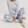 Hanro Long Sleeve Round T shirT 76491 Powder Blue 
