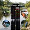 Day-Night Dual-Use Color-Changing Electronic Fishing Float Set with Thickened Multi-Water Eye-Catching Floats and Storage Box