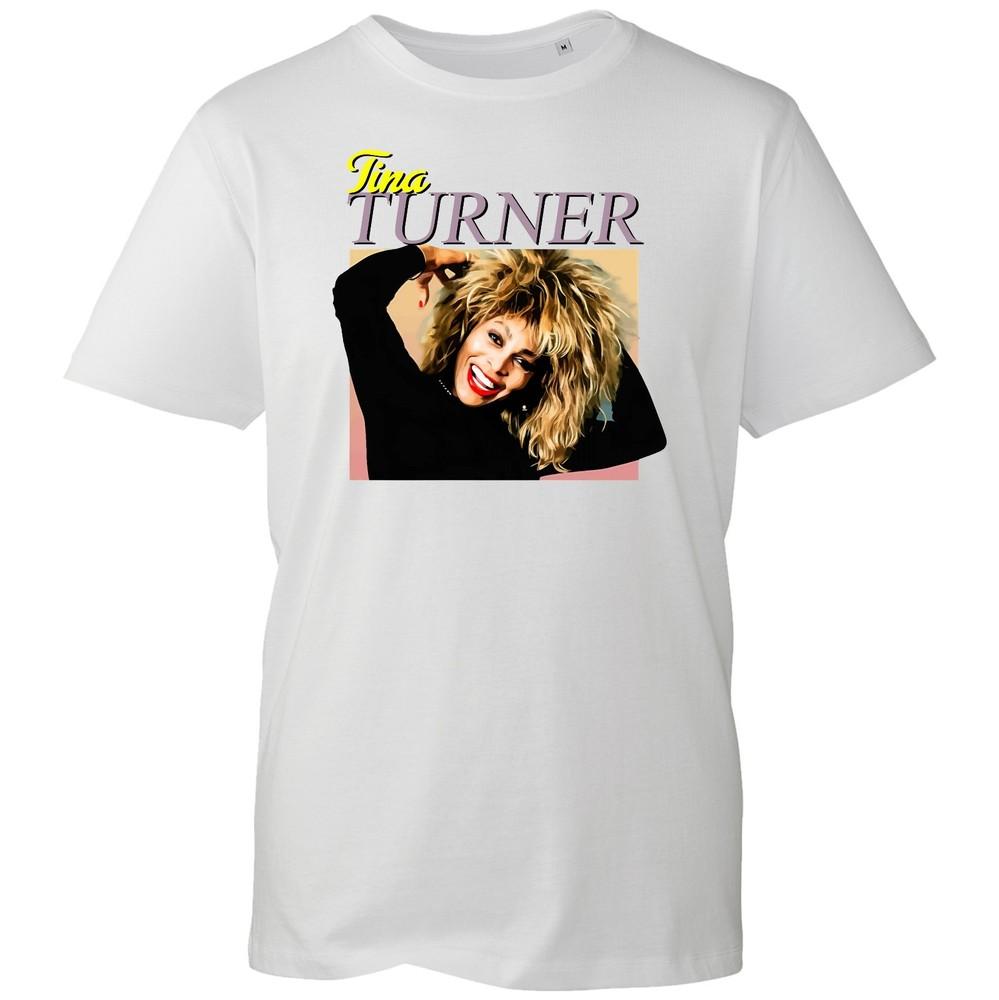 Tina Turner Ladies Tshirt Music Singer Dance Tribute Rock 2026 Unisexs Tee Top S