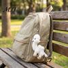 Camel Plush Ornament Bag Charm, Stuffed Pendant with Bead Chain Chain, Animal Plushie Backpack Handbags Purse Hanging Decoration Soft