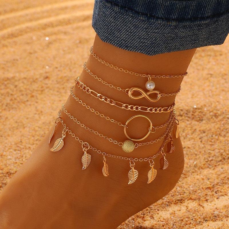 Snake Chain Anklet Bracelet for Women Men Girls Beach Stainless Steel Anklets Fashion Jewelry Gifts Not Allergic