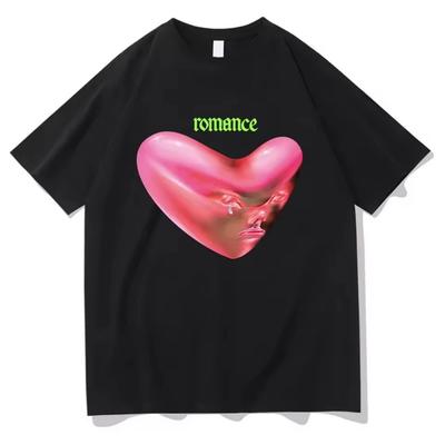 Fontaines D.C. Romance Tee Shirt Homme New In Top & Tees Women Clothing Short Sleeve Round Neck Printing Pullover T-Shirt 33340