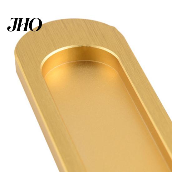 Stick-on Door Handle Self-Stick Oval Sliding Pull Aluminum Alloy Instant Self Adhesive Cabinet Barn Doors Windows Cabinets Hidden Recessed